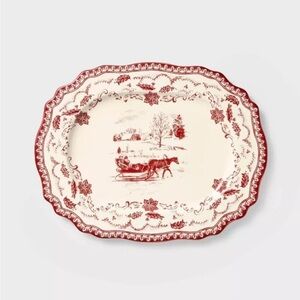 Threshold Studio McGee Stoneware Oval Serving Platter